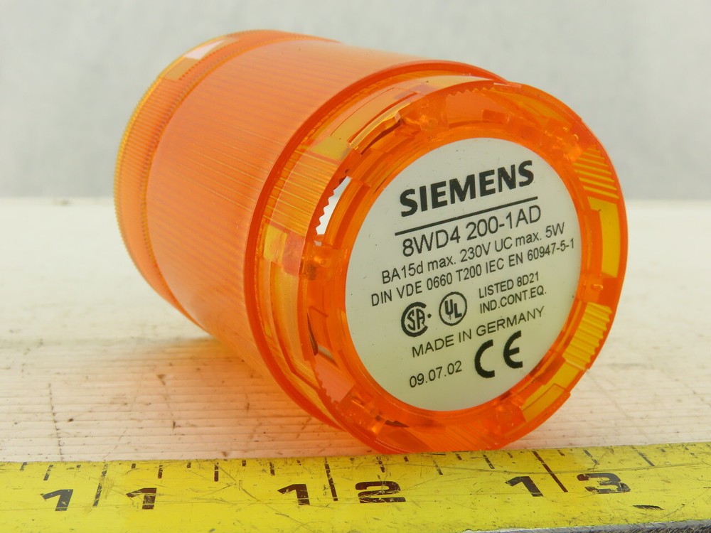Siemens 8WD4200-1AD Stack Light Element Amber