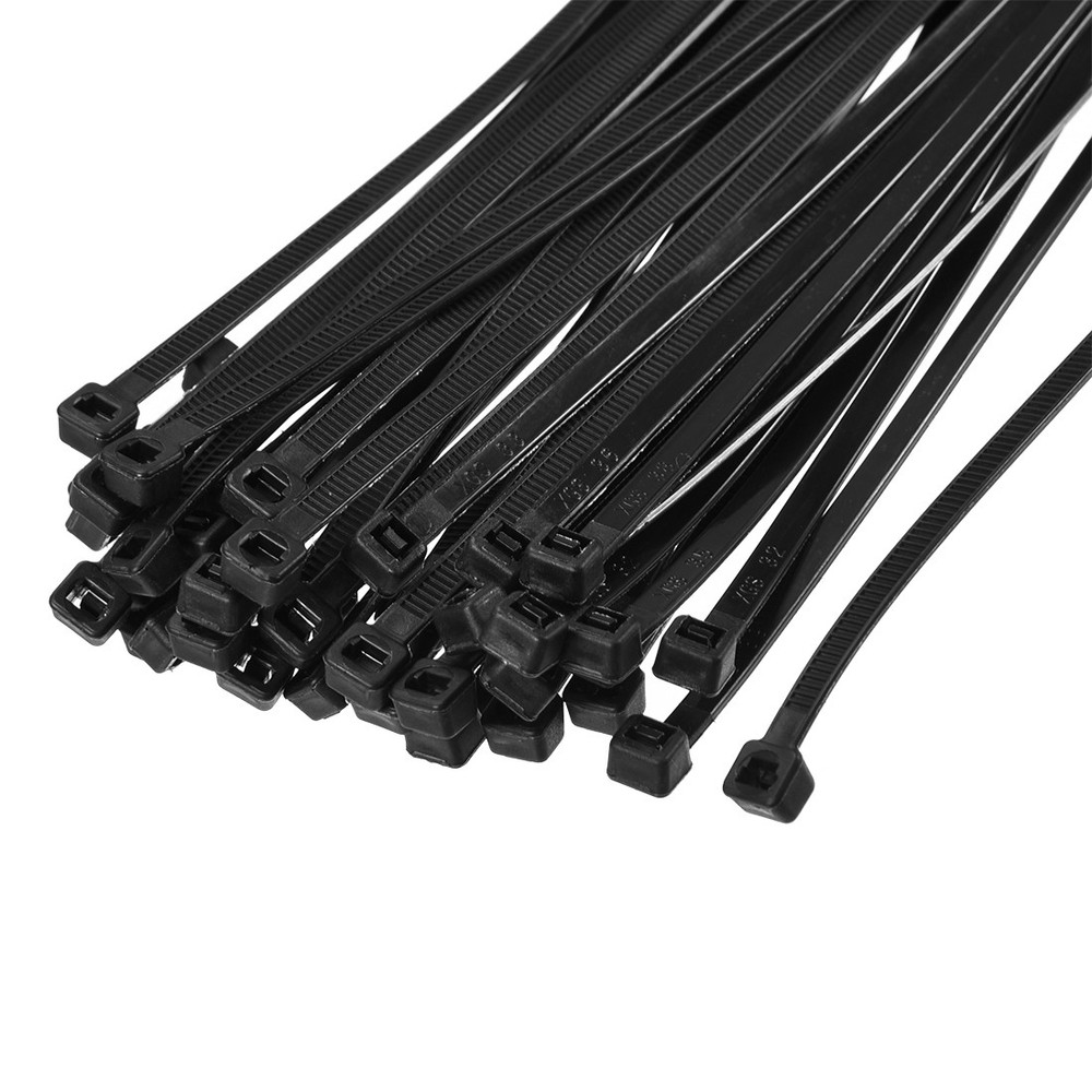 Nylon Cable Ties 16 Inch Self-Locking Zip Ties 0.2 Inch Width Black 25pcs