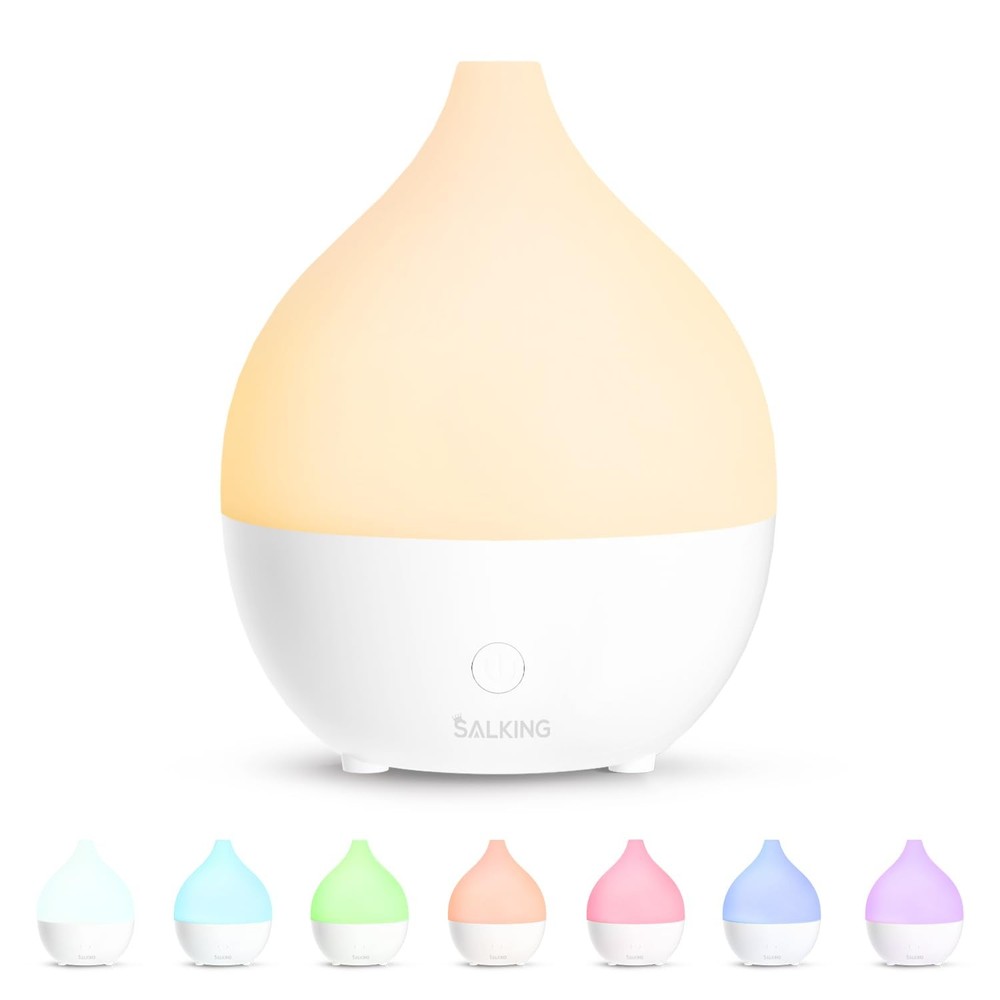 SALKING Essential Oil Diffuser, 100ml Small Aromatherapy Diffuser for White-1