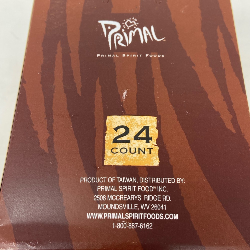 Primal Strips Texas BBQ Vegan Jerky, 1 oz, 24-Pack