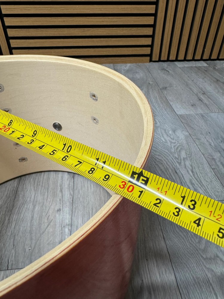 Pearl Export Tom Drum Shell 12”x9” Bare Wood Project #OX95