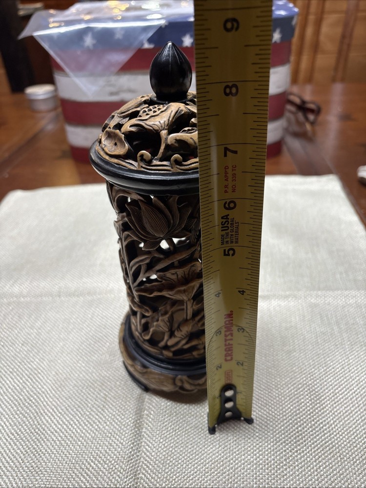 Candle Or Voltive Holder Measures 8.5” Tall