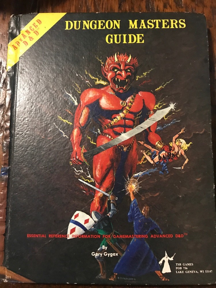A D&D 1st Ed Hardback - DUNGEON MASTERS GUIDE Great Condition!  Unused Dragons