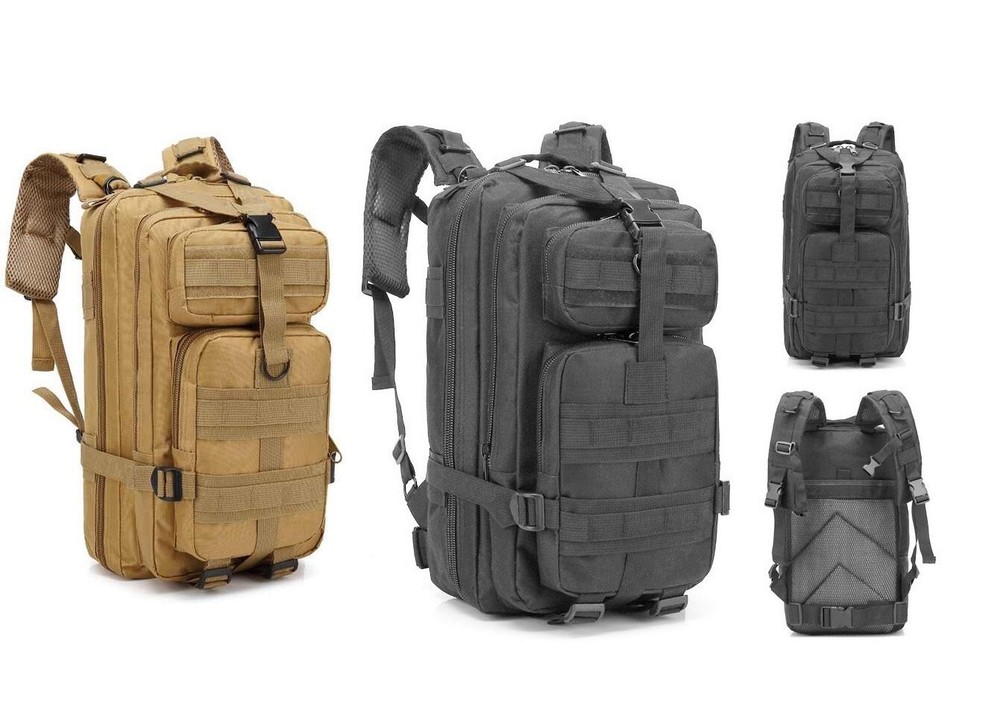 Tactical Backpack 3 Day Assault Pack Molle Bag Rucksack 30L Thick Material