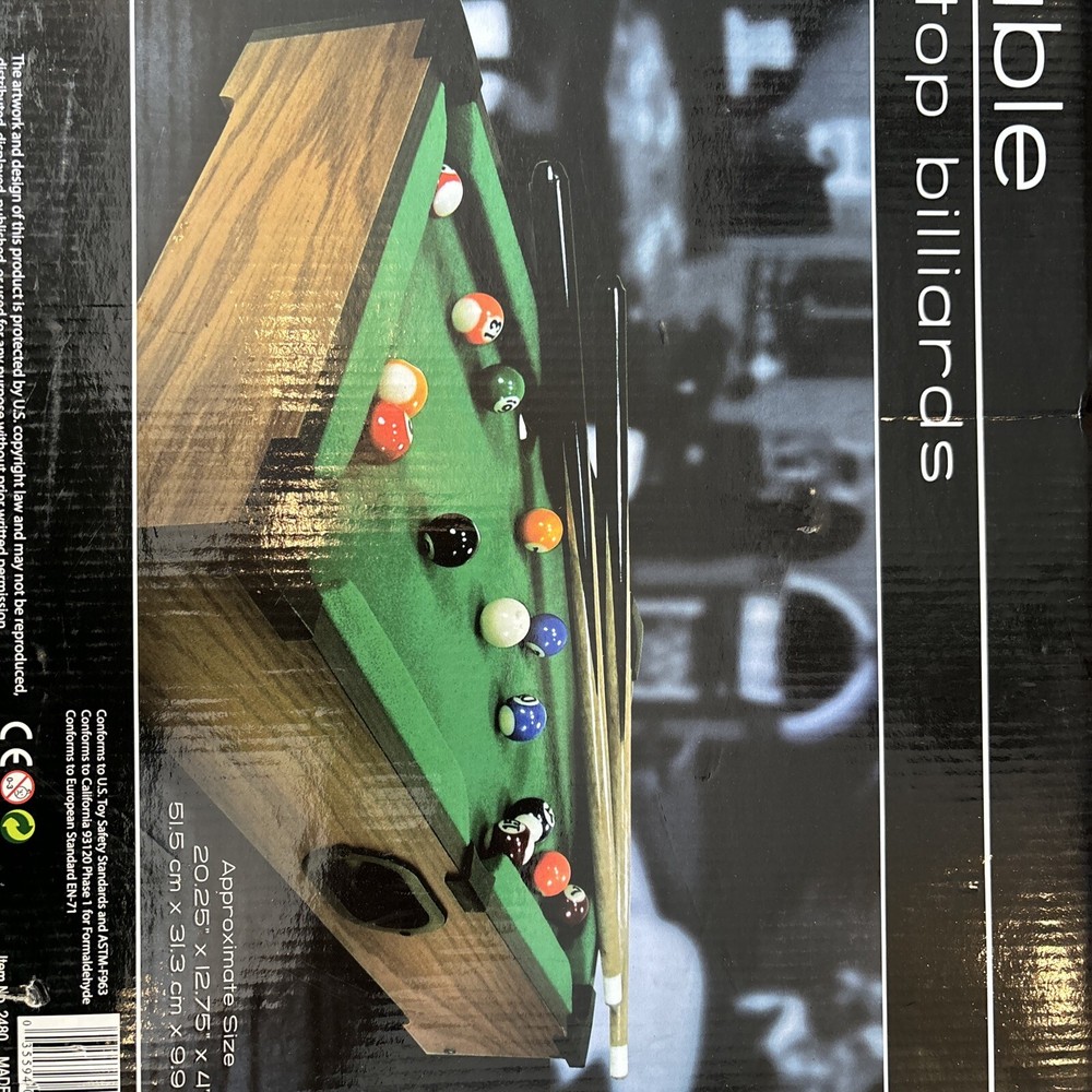 Pool Table Tabletop Billiards by Westminster, New
