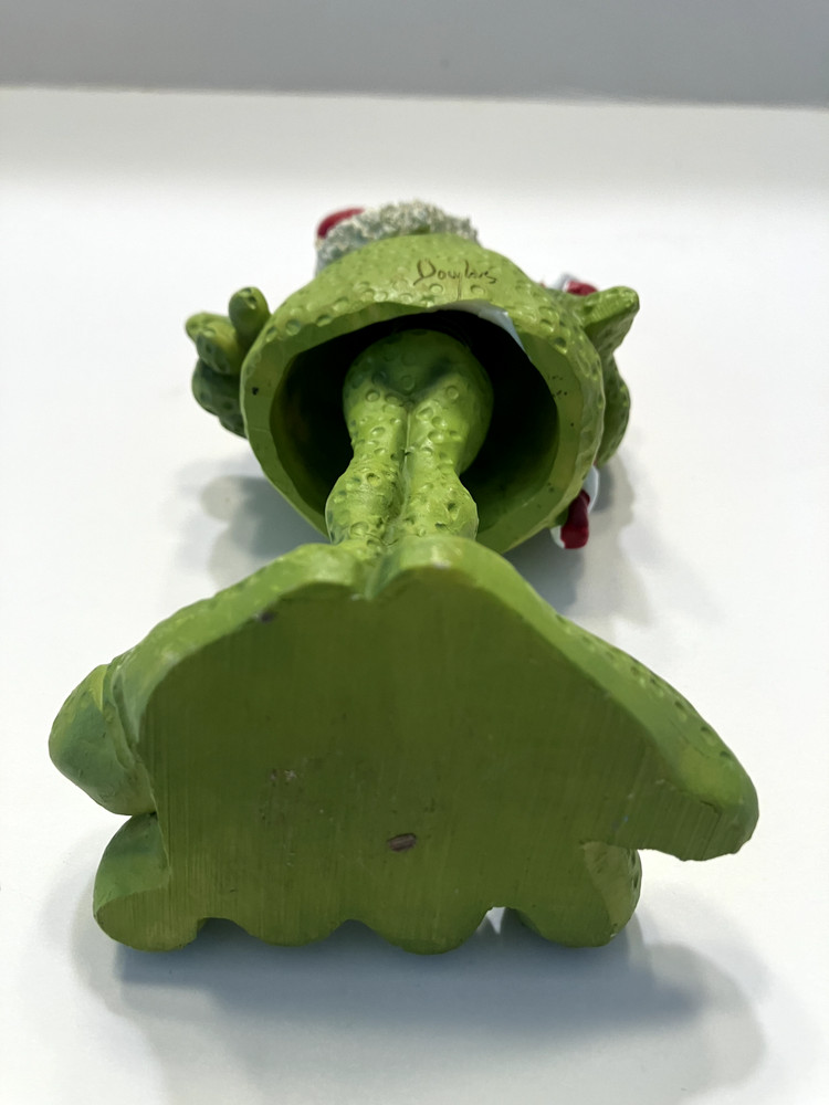 Bobble Head Santa Frog 5"