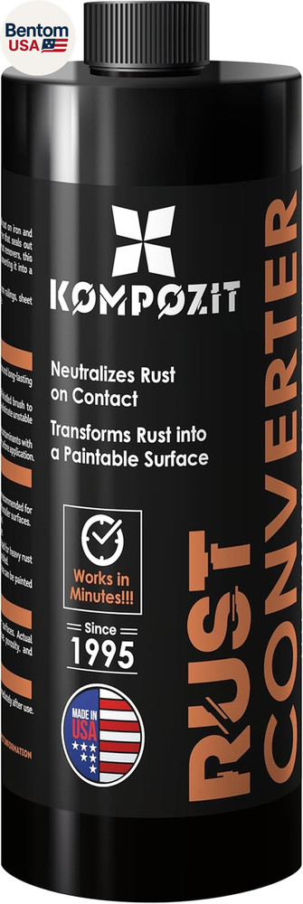 Rust Converter, Professional Plant-Based Metal Surface Prep, Industrial-Grade Co