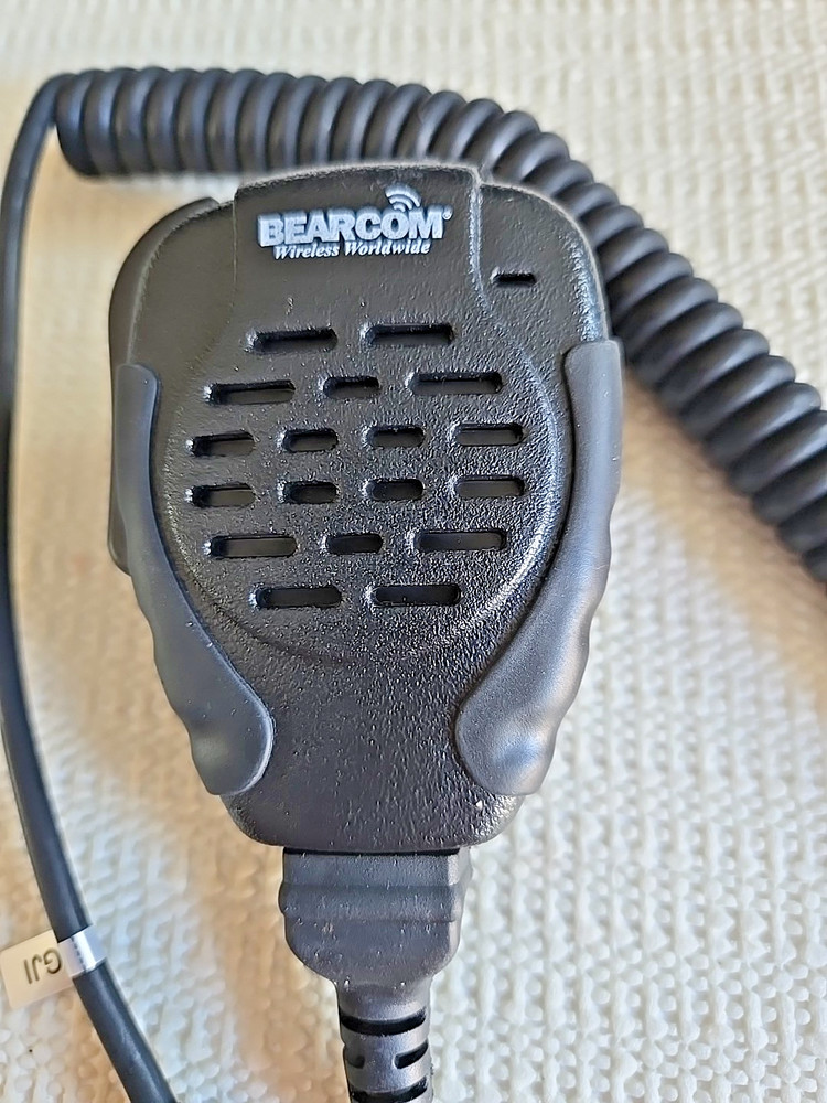 BEARCOM 1 PORT MICROPHONE FOR TWO WAY RADIO