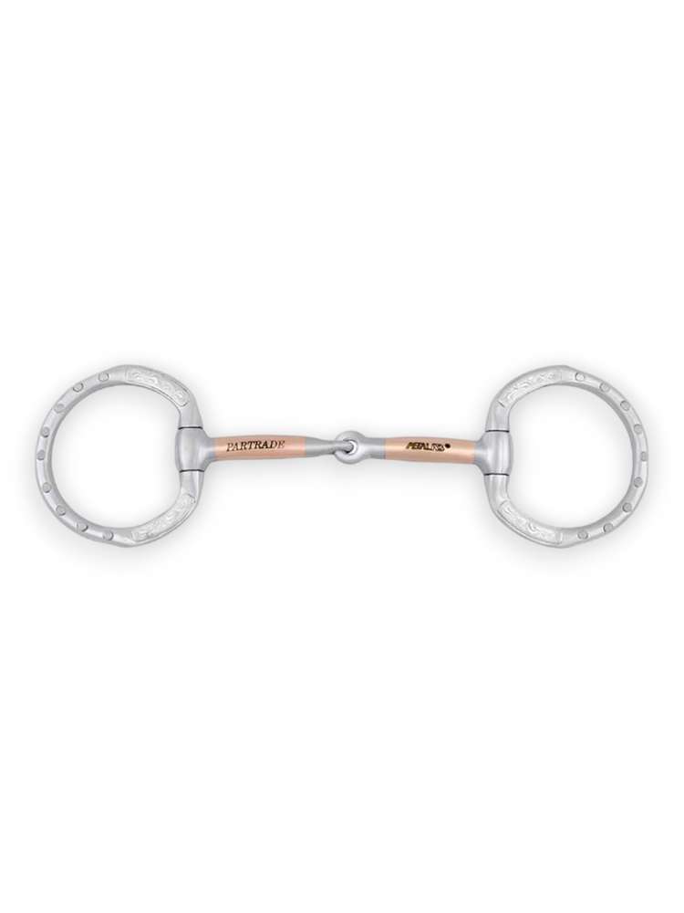 MetaLab Engraved Eggbutt Snaffle Show Bit