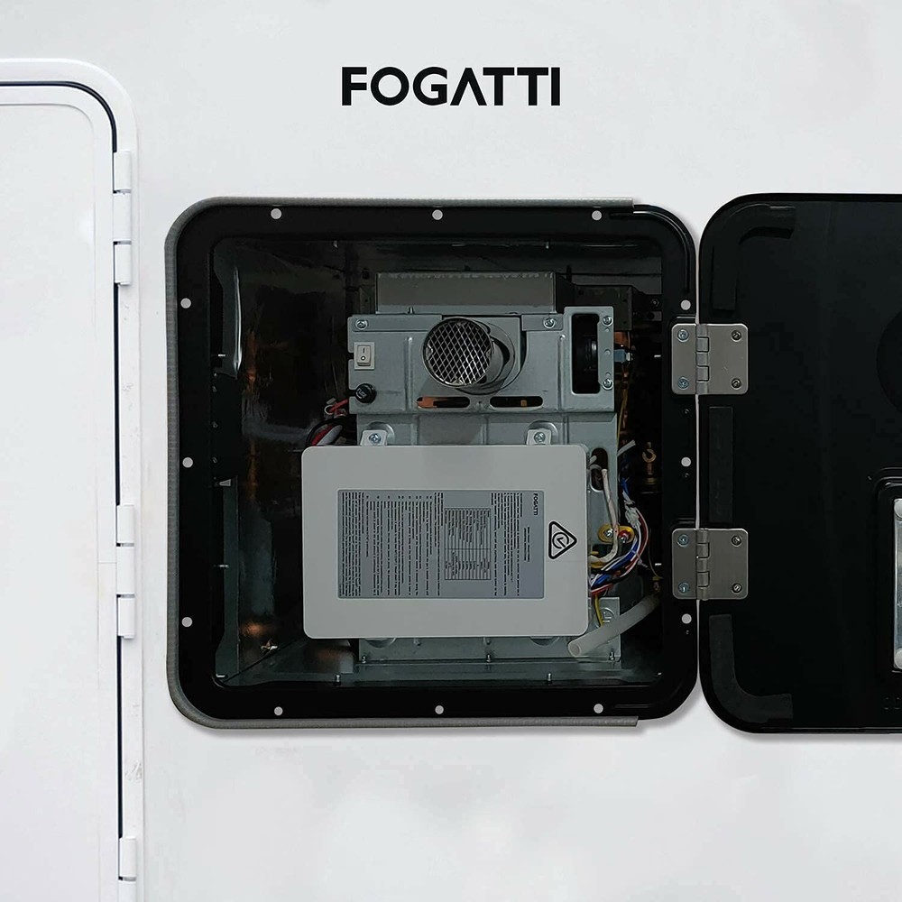 FOGATTI FS06B1 RV Tankless Water Heater 12V On-Demand Ice House-Camper-Trailer