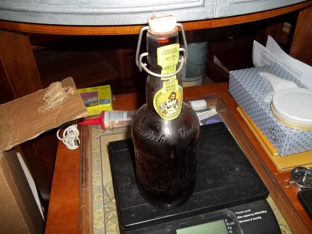Grolsch Beer Bottle with swing top