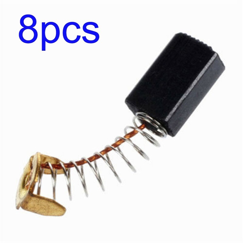 8Pcs Angle Grinder Motor Carbon Brushes Replacement Part For Power Tool New