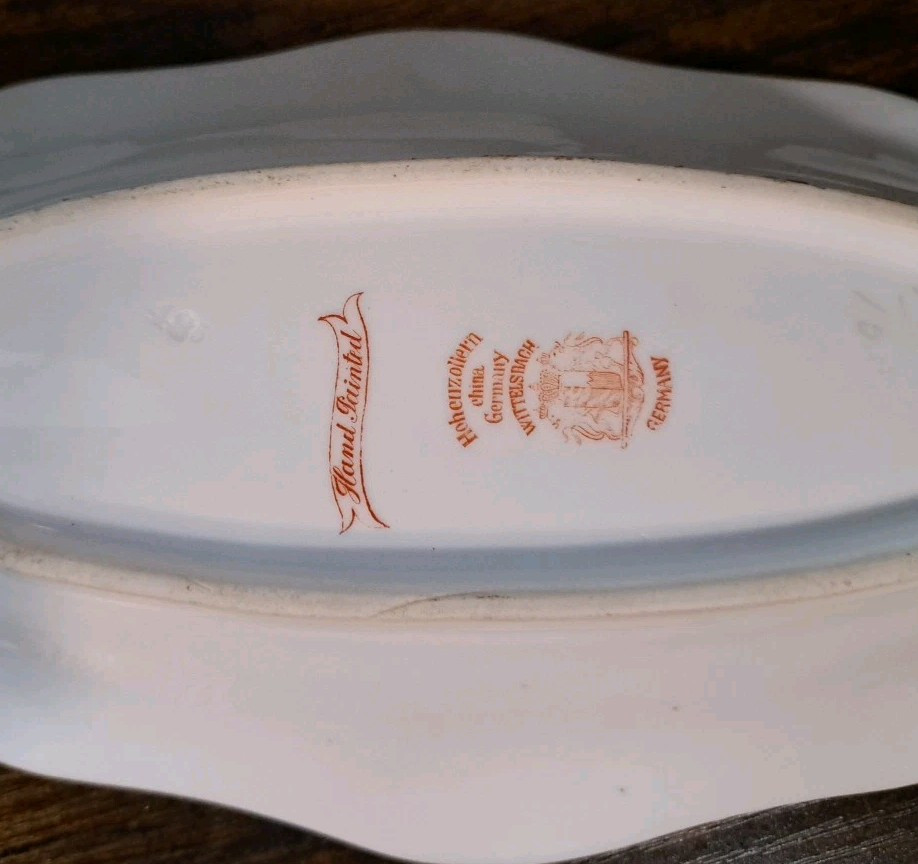 Hoheuzollern Hand Painted Dish