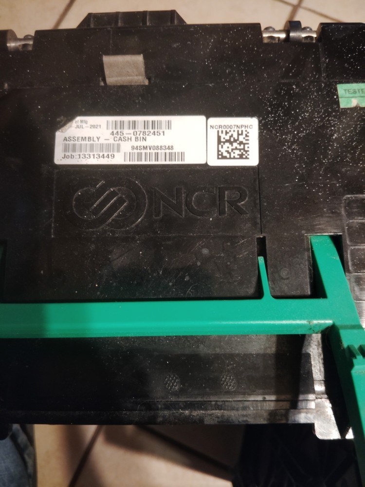 NCR  Cash Bin  445-0782451 KIT