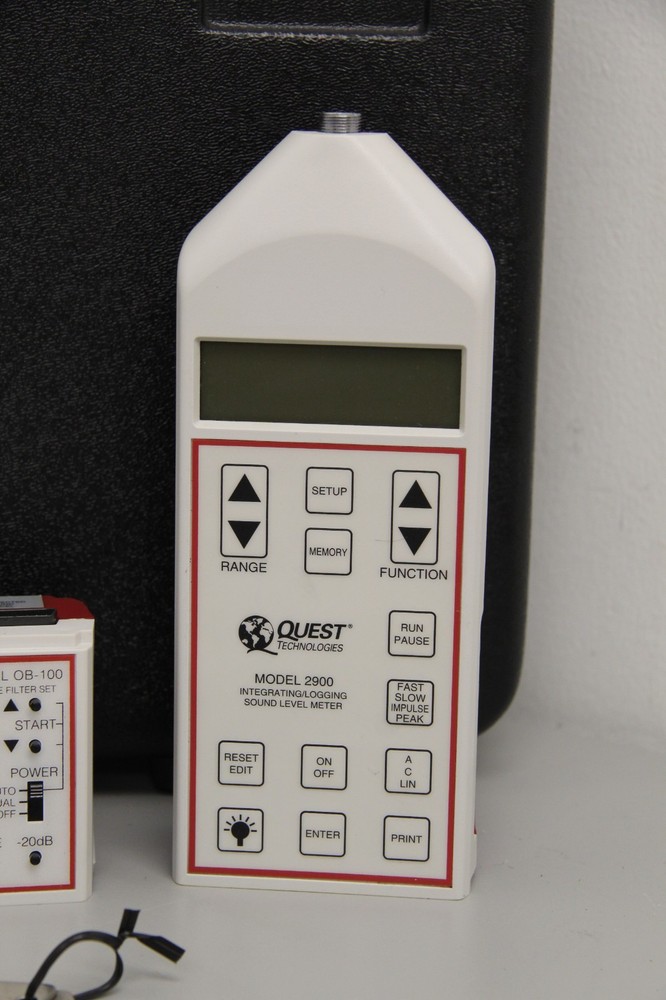 Quest Technologies 2900 Integrating Logging Sound Level Meter With OB-100 Filter