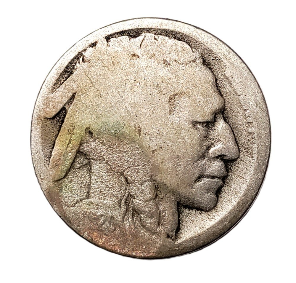 1920S Buffalo Nickel Restored Date