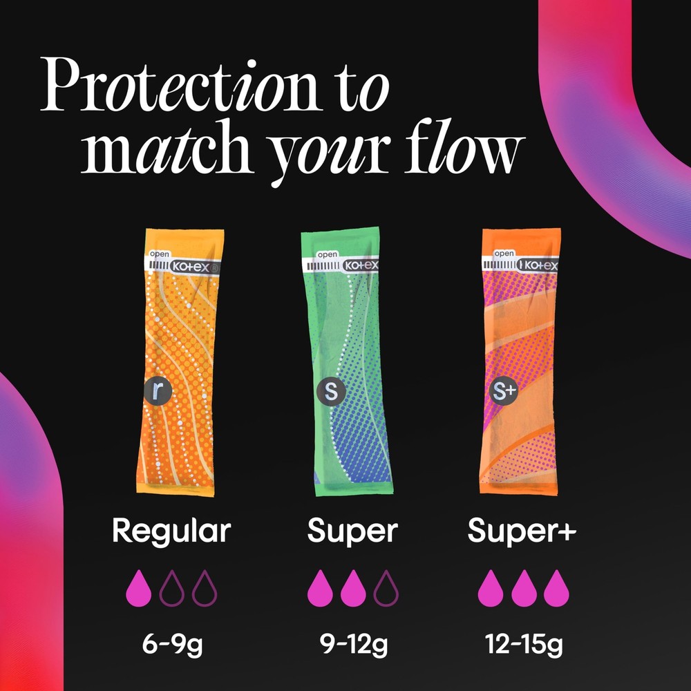 Click Multipack Tampons, Compact, Regular/Super Absorbency, Unscented, 90 Count