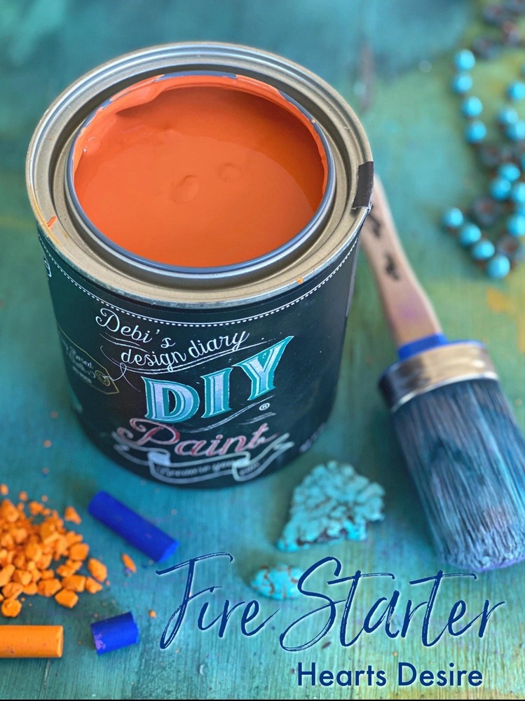 Debi's Design Diary DIY Paint “Fire Starter" 16 fl oz Chalk Paint