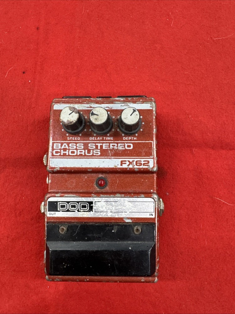 DOD FX62 Chorus Guitar Effect Pedal Used
