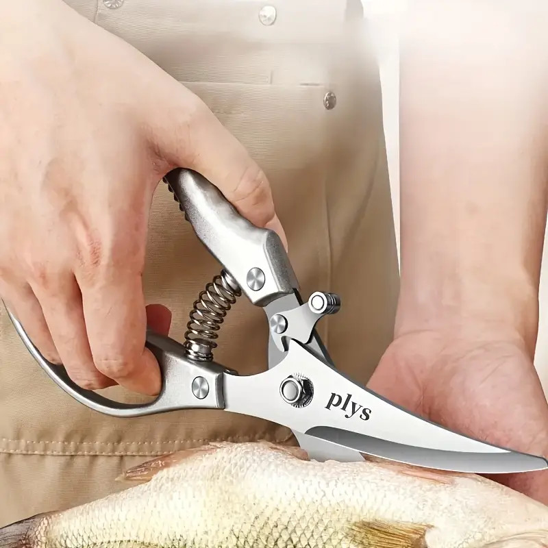 A Kitchen Scissors Shears Multi-Purpose Stainless Steel Ultra Sharp Chicken Bone