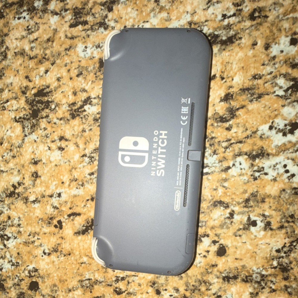 Nintendo Switch Lite Gray Handheld Console, No Analog Knobs, Case Included