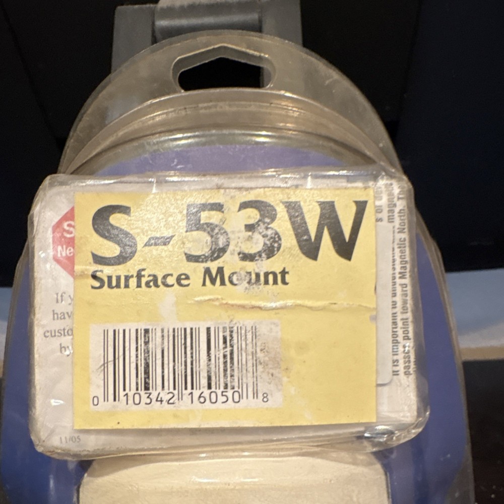 Ritchie S-53W Explorer Compass - Surface Mount - White