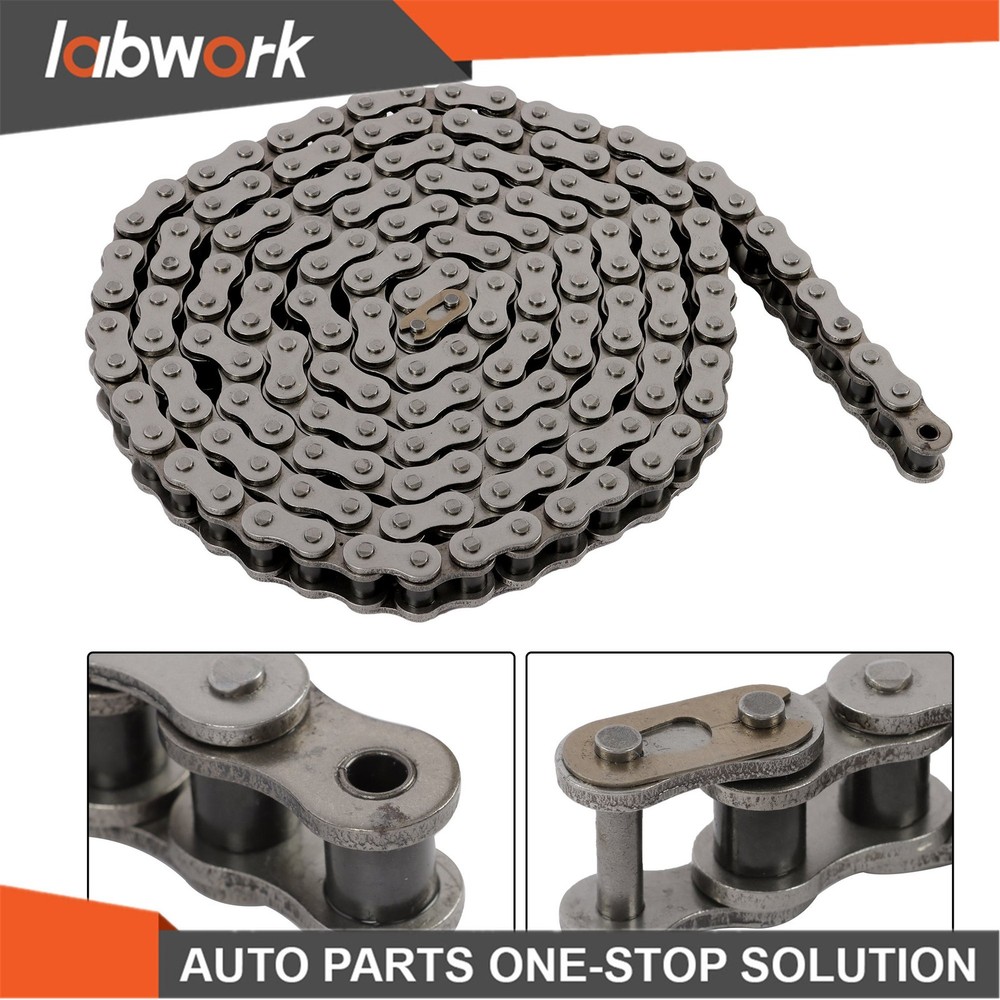 Labwork #60H Heavy Duty Roller Chain With 2 Connecting Links 10 Ft