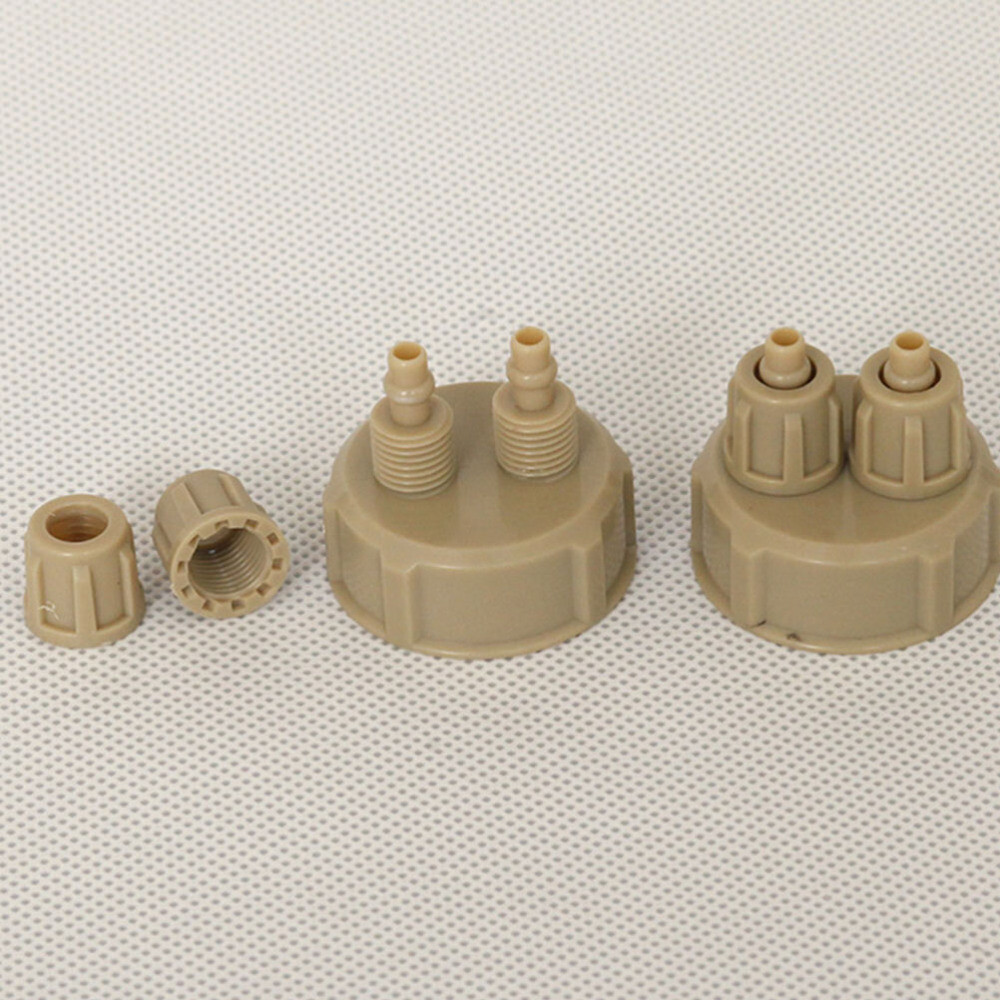 6PCS Carbon Dioxide Reactor CO2 Diffuser Caps Aquarium Plants System Accessories