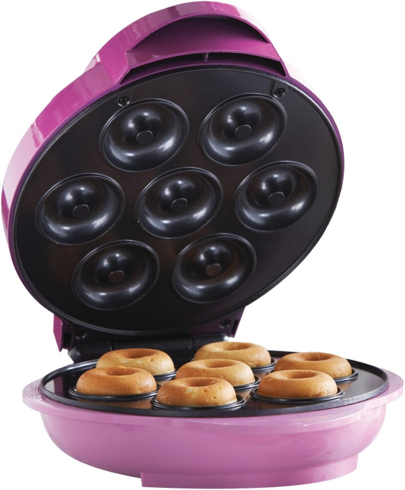 TS-250 Mini Donut Maker Machine, Non-Stick, Pink