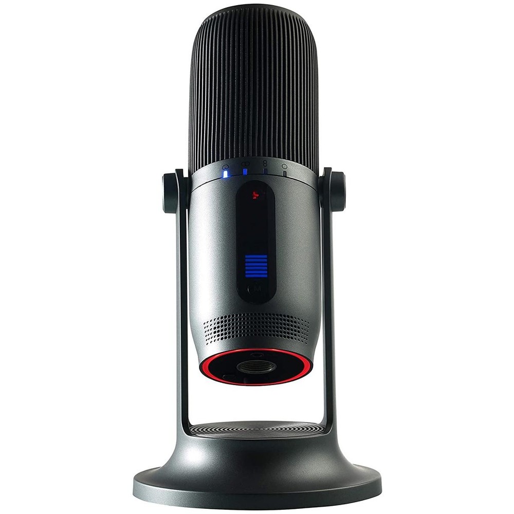 Thronmax MDrill One USB Microphone with Tabletop Stand, Slate Gray