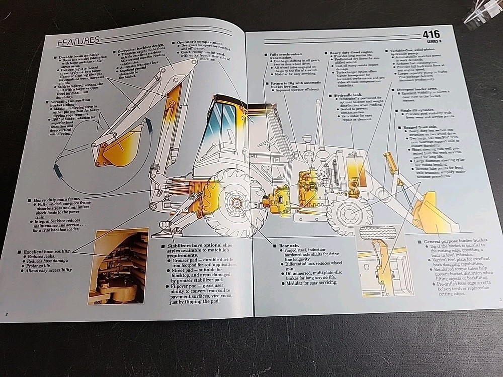 Caterpillar 416 Series 2 Backhoe Loader Brochure