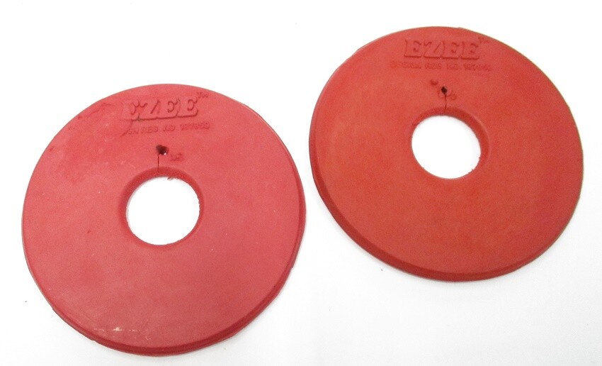 Rubber Bit Guards 3-1/2" Diameter Red Super Soft Flexible Rubber New EZEE