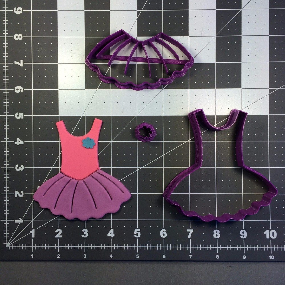 Ballet Leotard 100 Cookie Cutter Set