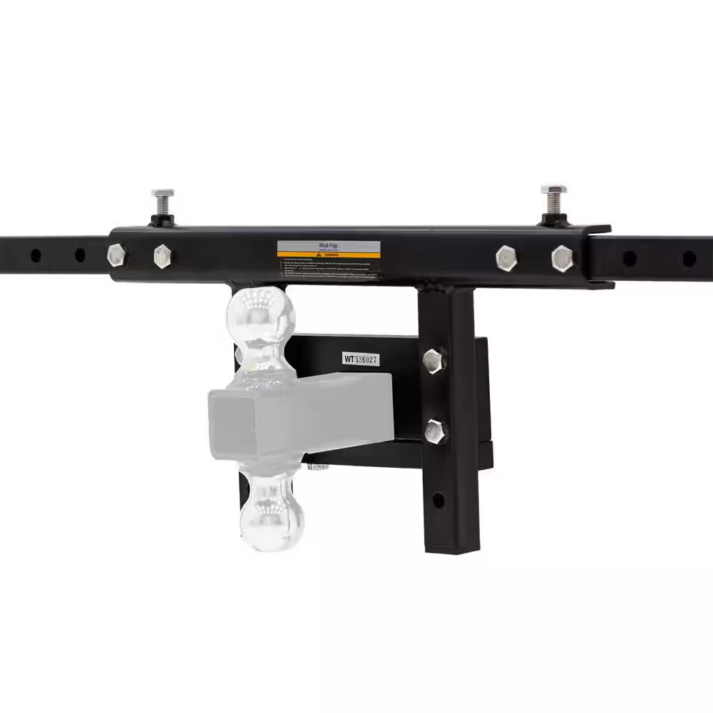 Adjustable Hitch-Mounted Mud Flap