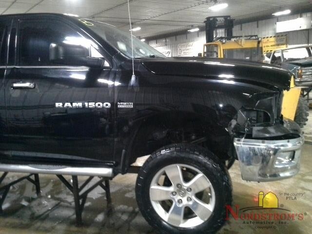 2012 Dodge 1500 Pickup Driver Front Headrest Only Black Cloth