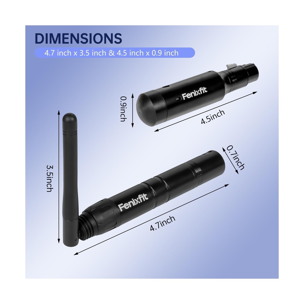 Wireless DMX512 Transmitter Receiver Rechargeable DMX Wireless 1 Transmitter ...