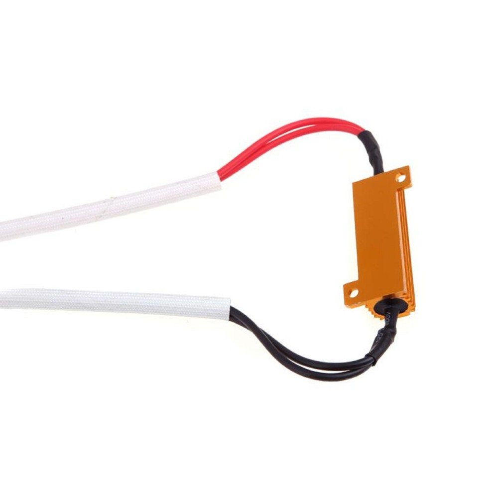 Wire HID Resistor Canceler Error Decoder H3 DRL Light Cornering Flicker Stop