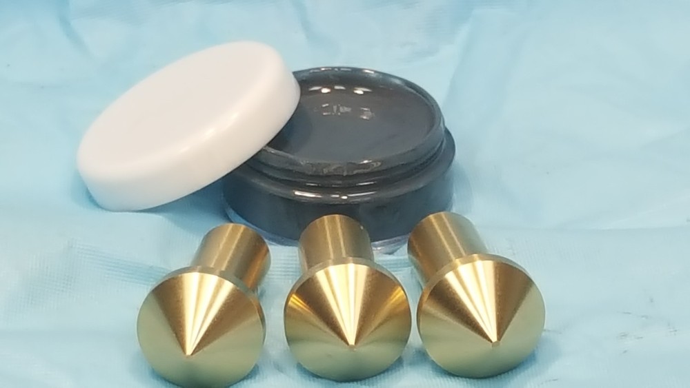 Gunsmith Tools-3 Brass Muzzle Laps-Rifle Or Pistol Lapping Kit - Lapping Crown