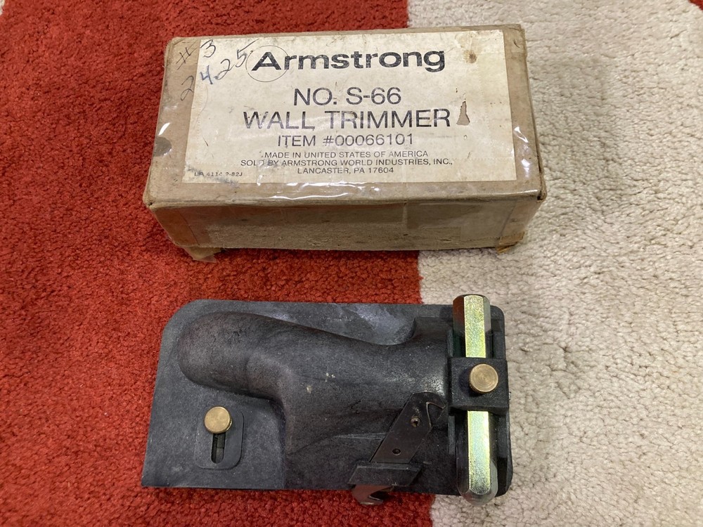 Armstrong S-66 Wall Trimmer with Box with Instructions