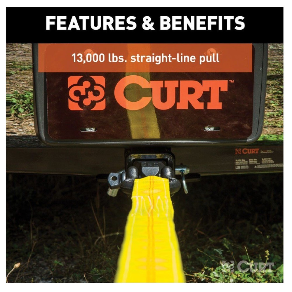 Curt 45832 D-Ring 2" Shank Shackle Mount