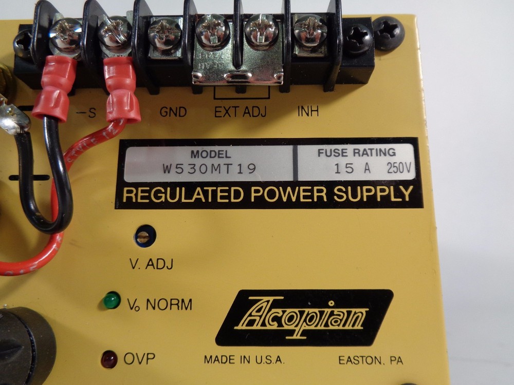 Acopian W530MT19 Regulated Power Supply
