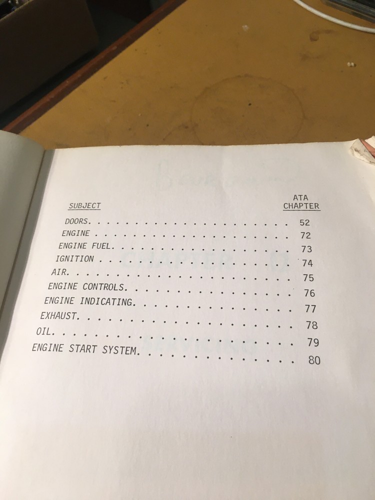Boeing 727 Ramp Maintenance Manual