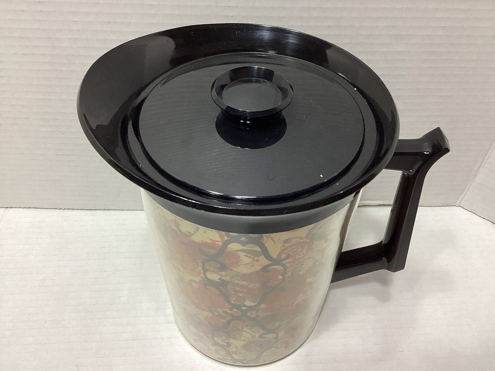 Vintage Thermo Serv Double Wall Pitcher Mod Design 1970's