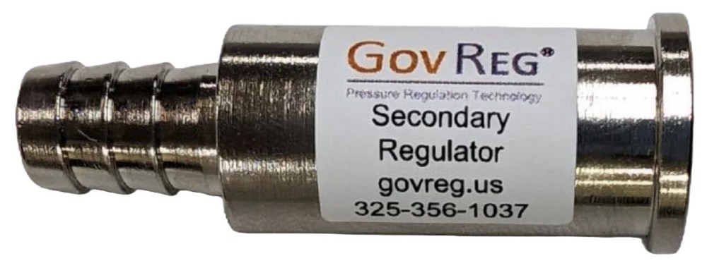 GovReg® Secondary Beer Regulator - Adjustable from 0-45 PSI- See Options!