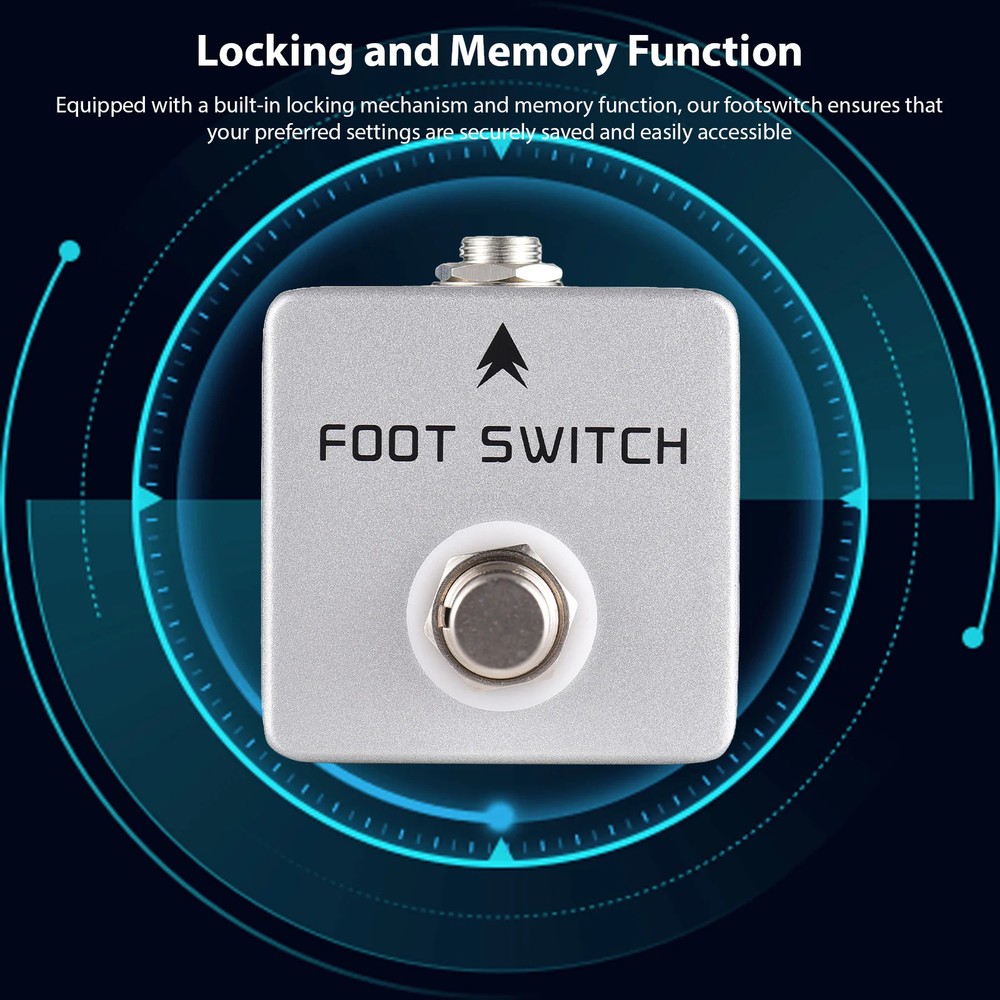 Amp Channel Footswitch Locking Memory Function 6.35mm Mono Output Latching