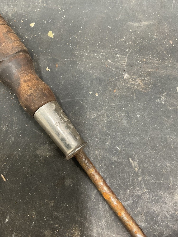 Vintage Mac Tools Phillips Head Screwdriver Wood Handle