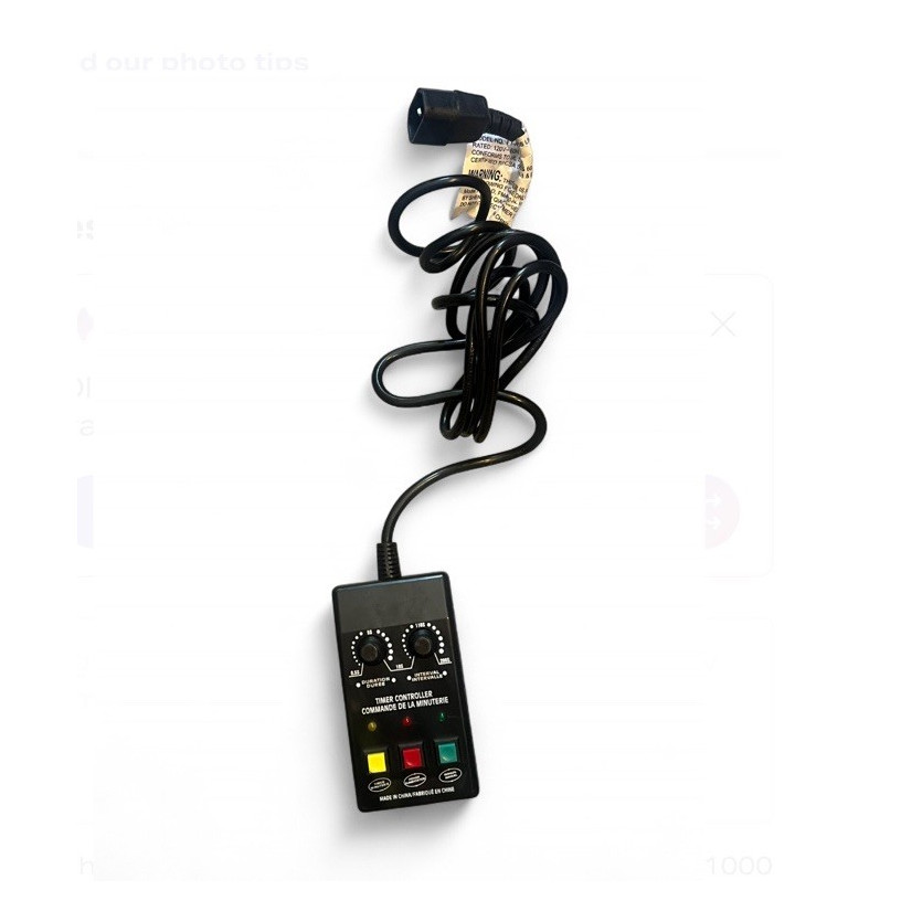 Timer Controller IEC/Kettle Female Connector Black Stage Lighting
