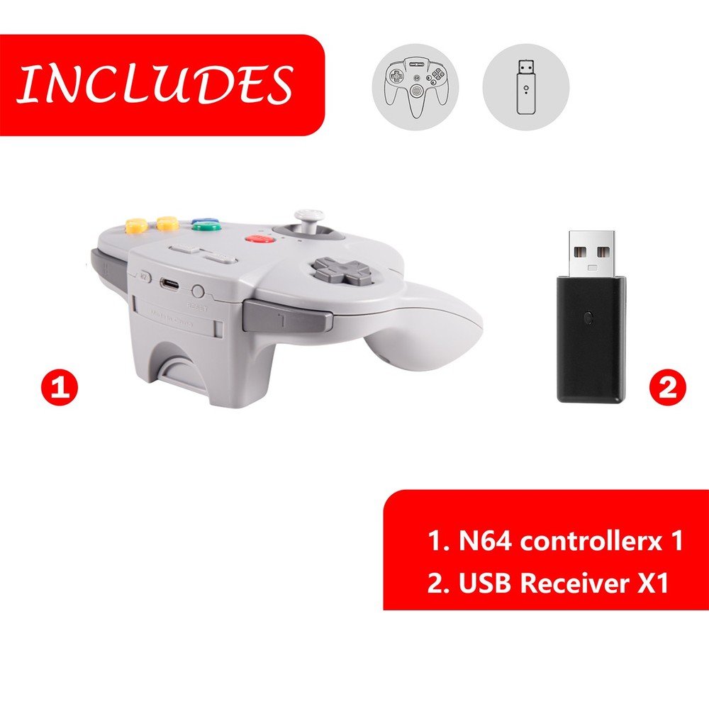 Switch N64 Controller-For Nintendo Switch NSO Edition MAC Switch 2 PC Windows