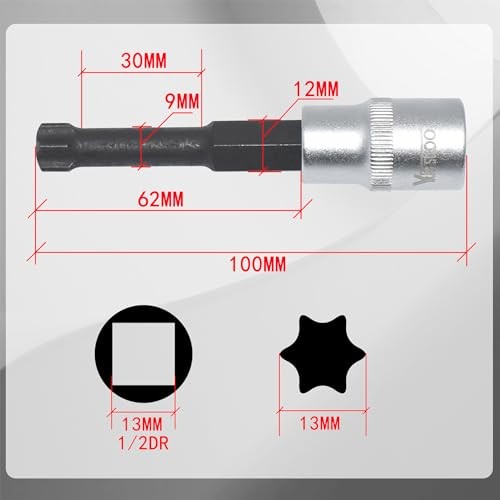 Flywheel Mount Bolt Socket Remove Tool, Compatible with BMW