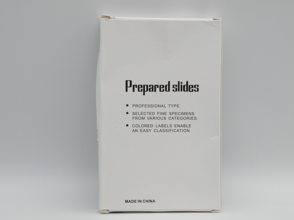 Set of 12 Prepared Plastic Microscope Botanical Slides Professional Type